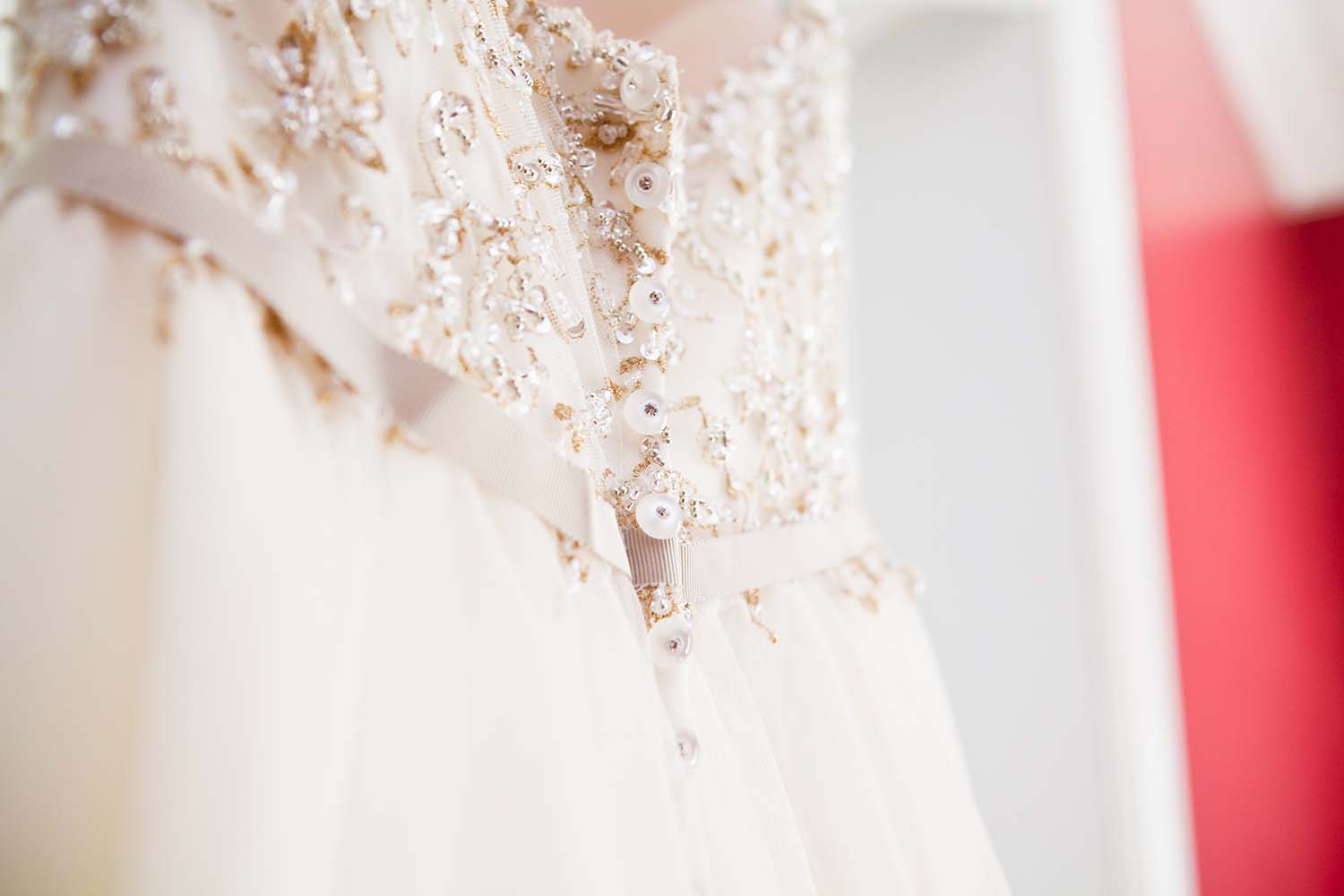 Wedding dress by Stella York detail. 
Twin Cities Wedding Photographers