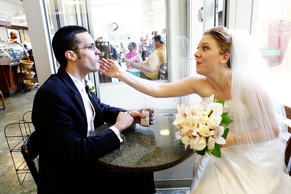 Peet's Coffee Chicago Wedding Photography, Erin & Joe Married