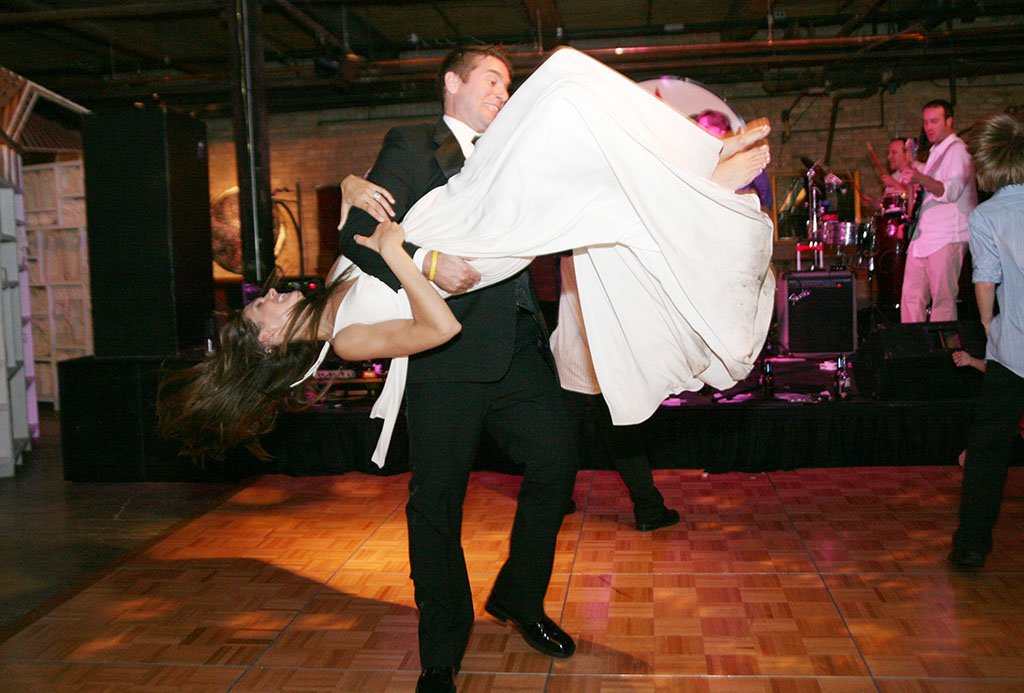 Salvage One Wedding Dancing, Kristen & Marc, MPLS Wedding Photographer