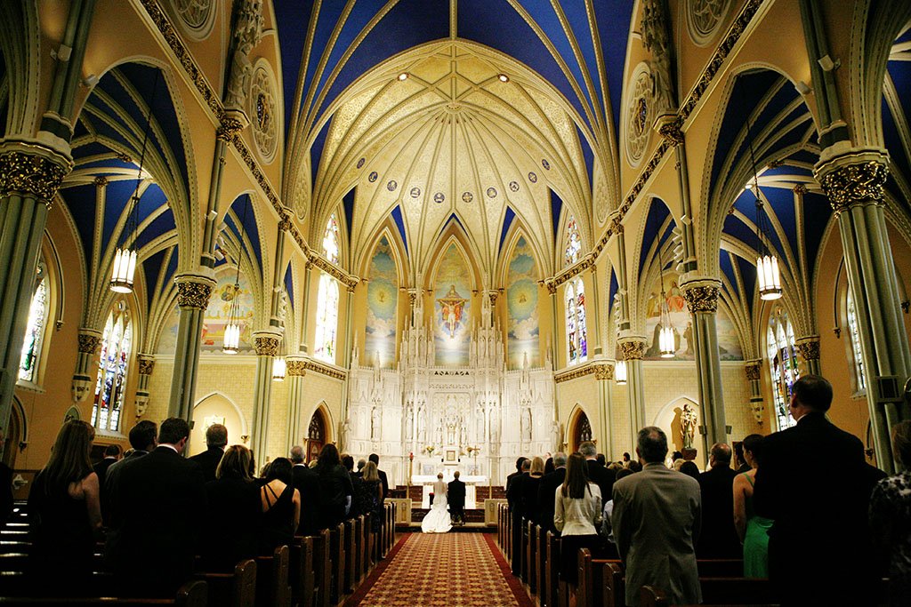 St Alphonsus Church Chicago Wedding Ceremony