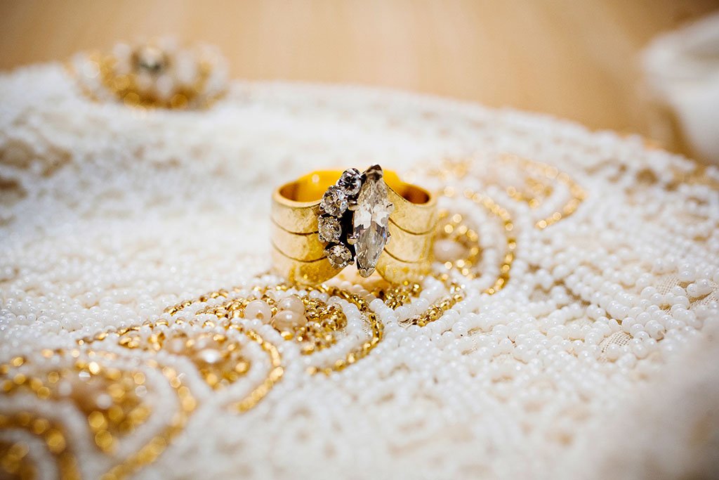 Unique Engagement Ring Wedding Beaded Purse
